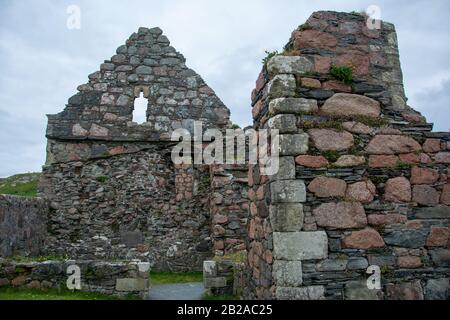 Iona Nunnery, Iona, Inner Hebrides, Schottland, Großbritannien Stockfoto