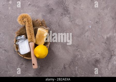 Kein Abfall natürliches Zubehör für die Reinigung Stockfoto