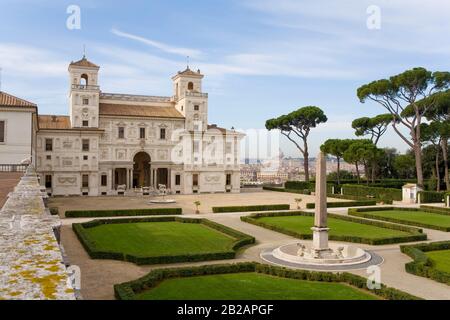 VILLA MEDICI, ROM Stockfoto