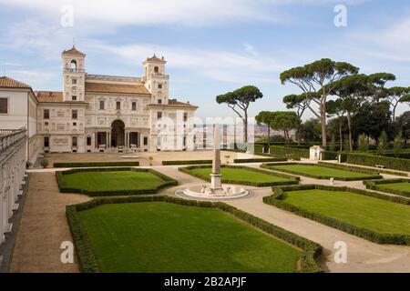 VILLA MEDICI, ROM Stockfoto