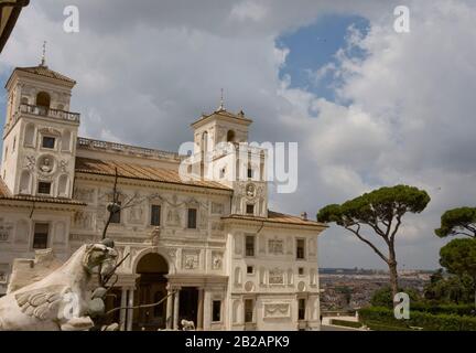 VILLA MEDICI, ROM Stockfoto