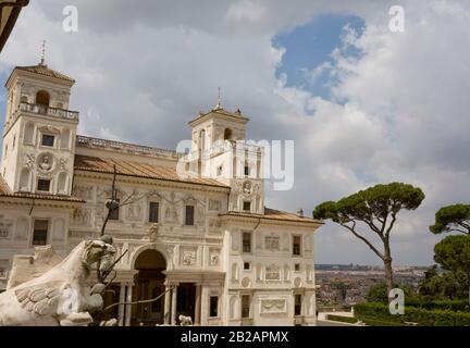 VILLA MEDICI, ROM Stockfoto