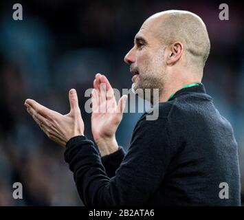 März 2020 im Wembley-Stadion in London, England, Das Finale des Carabao Cup zwischen Aston Villa und Manchester City. (Foto von Sebastian Frej) Stockfoto