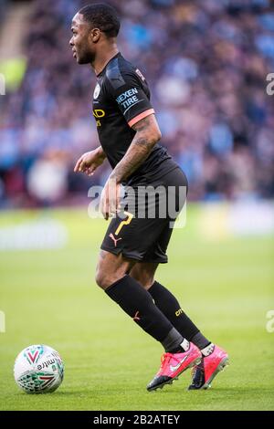 März 2020 im Wembley-Stadion in London, England, Das Finale des Carabao Cup zwischen Aston Villa und Manchester City. (Foto von Sebastian Frej) Stockfoto
