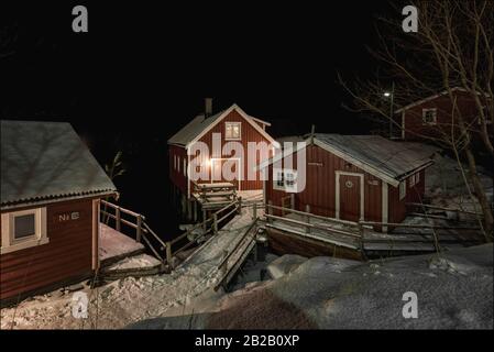 Austerøya, Svolvaer, Lofoten, Norwegen Stockfoto