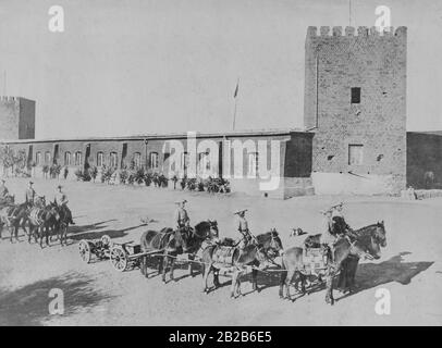 Maxim Gun Company in Windhoek. Undatiertes Foto. Stockfoto