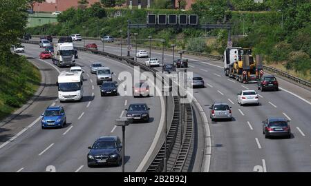 Eine 100 Stadtobahn, Schönenberg, Berlin, Deutschland Stockfoto