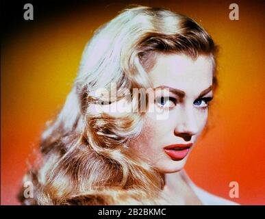 Anita EKBERG (1931-2015) schwedische Filmschauspielerin etwa 1960 Stockfoto