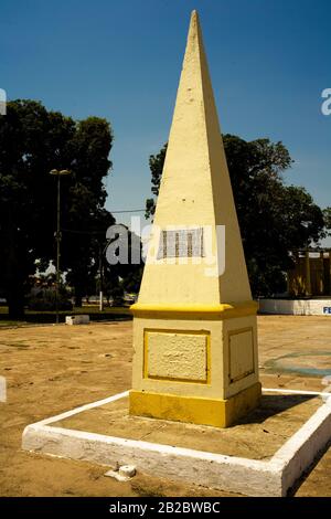 Mark Gedenkfeier der Ersten Centennial of Independence of Brazil 1922, Santarém, Pará, Brasilien Stockfoto