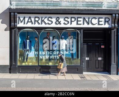 Marks and Spencer an der York High Street Stockfoto