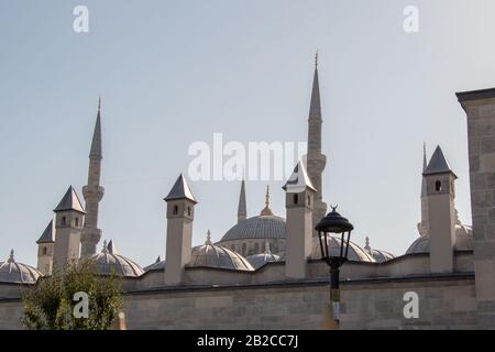 Schönes Beispiel der osmanischen Türkisch tower Architektur Meisterwerke Stockfoto