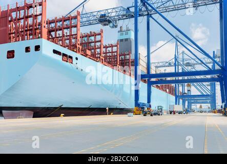 Cargo Terminal Stockfoto