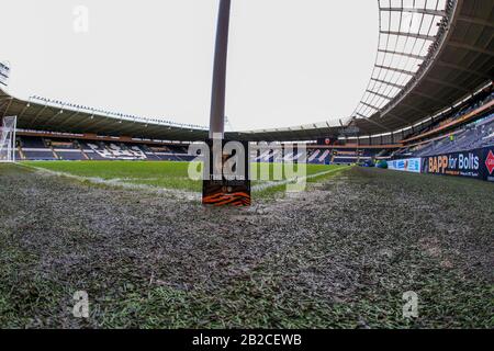 Februar 2020, KCOM Stadium, Hull, England; Sky Bet Championship, Hull City gegen Leeds United: Kcom bereit, Leeds Udd zu beherbergen Stockfoto