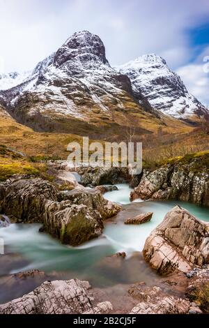 Glencoe, Lochaber, Hochland, Schottland, Großbritannien. Stockfoto