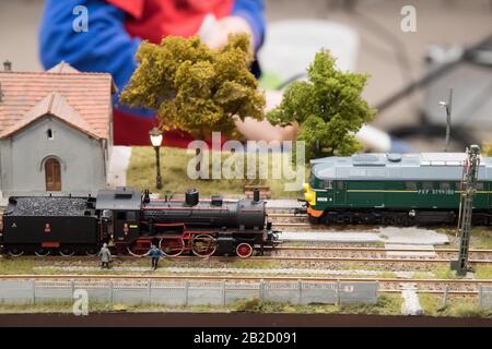 Modellbahn in Gdansk, Polen. Februar 2020 © Wojciech Strozyk / Alamy Stock Photo Stockfoto