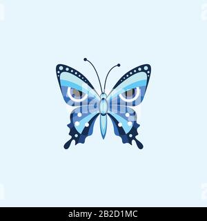 Butterfly Logo Design Template Stock Vektor