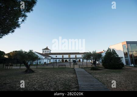 El Acebuche Besucherzentrum in Huelva Stockfoto