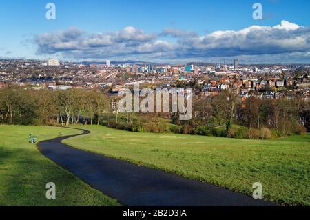 UK, South Yorkshire, Sheffield, des Malers J.M.W. Turners Ansicht in Meersbrook Park Stockfoto