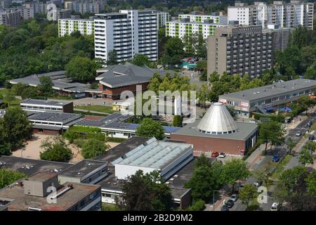 Lipschitzallee, Gropiusstadt, Neukölln, Berlin, Deutschland Stockfoto