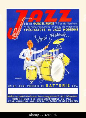 Jazz les Et.s Marcel Faivre Stockfoto