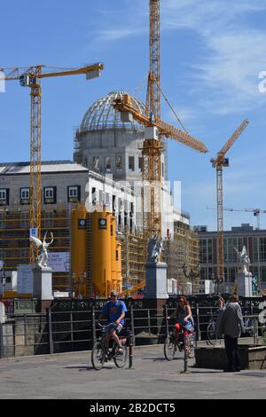 Stadtschloss, Schloßplatz, Mitte, Berlin, Deutschland Stockfoto