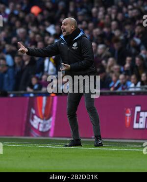 JOSEP GUARDIOLA, MANAGER MANCHESTER CITY, 2020 Stockfoto