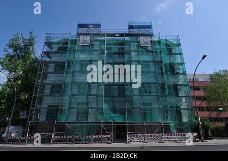 Renovation, Geruest, Schmiljanstraße, Friedenau, Berlin, Deutschland Stockfoto