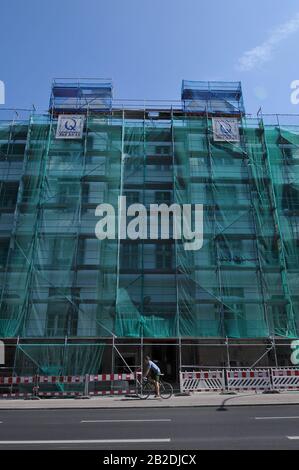 Renovation, Geruest, Schmiljanstraße, Friedenau, Berlin, Deutschland Stockfoto