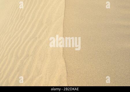 Natürliche Wüstensand Dünen-Textur Stockfoto