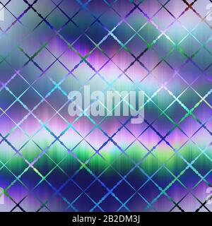 Surreales Overlay-Farbfeld mit Overlay-Muster Stockfoto