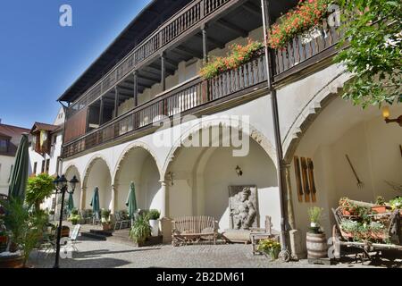 Hotel Brauhaus, Collegienstrasse, Lutherstadt Wittenberg, Sachsen-Anhalt, Deutschland Stockfoto