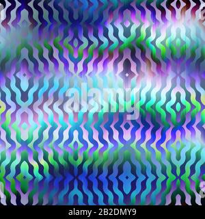 Surreales Overlay-Farbfeld mit Overlay-Muster Stockfoto