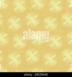 Spaghetti Pasta Sonnen nahtloses Vektormuster Stock Vektor