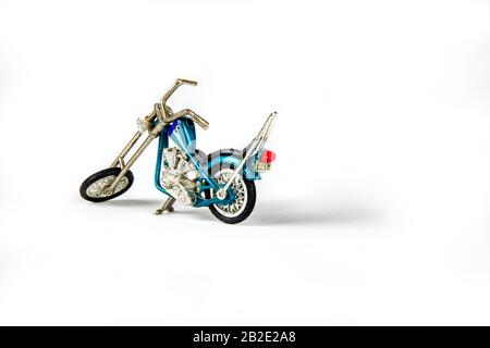Foto eines You Motorrads auf weißem Hintergrund Ver. 3 Stockfoto
