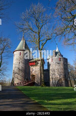 Castell Coch (Red Castle), Tongwynlais, Wales Stockfoto