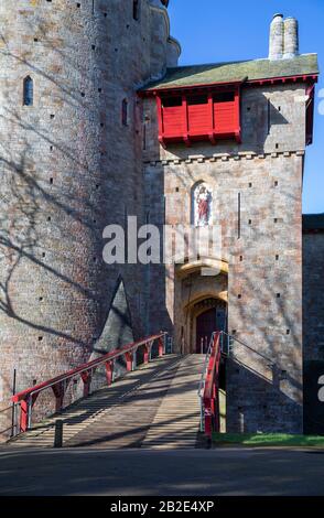 Castell Coch (Red Castle), Tongwynlais, Wales Stockfoto