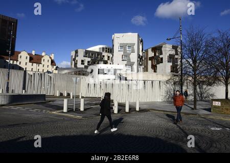 Stadtleben in Edinburgh Stockfoto