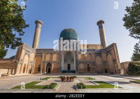 GUR-e-Amir-Mausoleum, Gur-Emir, Samarkand, Usbekistan, Zentralasien, Asien Stockfoto