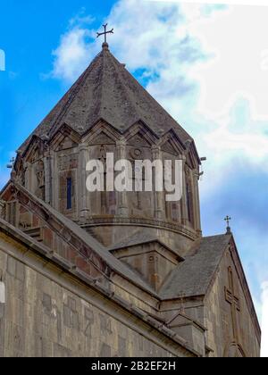 Kloster Kecharis in Tsaghkadzor in Armenien Stockfoto