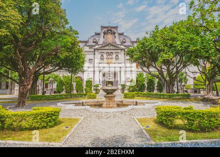 Taipei Guest House mit schönem Garten in Taiwan Stockfoto