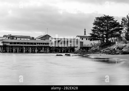 Old Fisherman's Wharf, Monterey Harbour Stockfoto