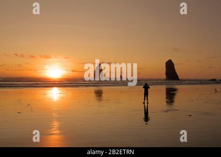 Cannon Beach, Oregon, USA Stockfoto