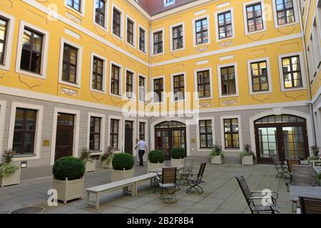 Bachmuseum, Thomaskirchhof, Leipzig, Sachsen, Deutschland Stockfoto