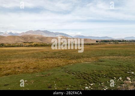 Berglandschaft in zentralasien, Jumgal District, kirgisistan Stockfoto