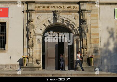 Ortsgemeinde Museum, Otto-von-Guericke-Straße, Magdeburg, Sachsen-Anhalt, Deutschland Stockfoto