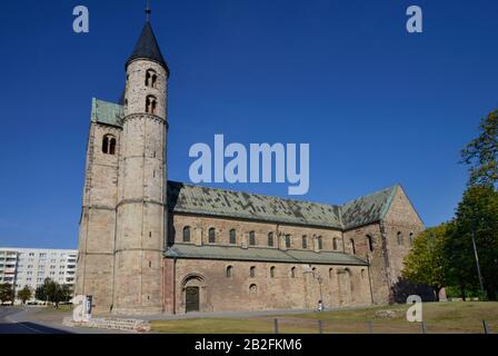 Klosterkirche St. Marien, Kloster Unser Lieben Frauen, Regierungsstrasse, Magdeburg, Sachen-Anhalt, Deutschland Stockfoto