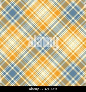 Hintergrund des Tartan-Plaid-Musters. Textur für Plaid, Tischdecken, Kleidung, Hemden, Kleider, Papier, Bettwäsche, Decken, Steppdecken und andere Textilwaren Stock Vektor