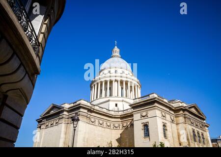 Das Pantheon, die berühmte Denkmal in Paris, Frankreich Stockfoto