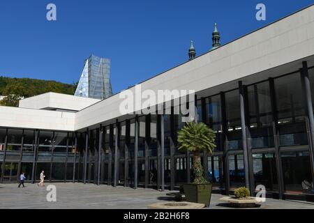 Sprudelkolonnade, Karlsbad, stilsicheren Stockfoto