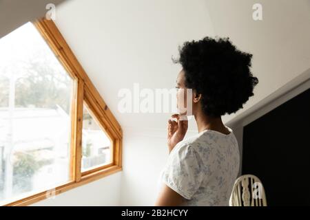 Familie verbringen Zeit in Ihrem Haus Stockfoto